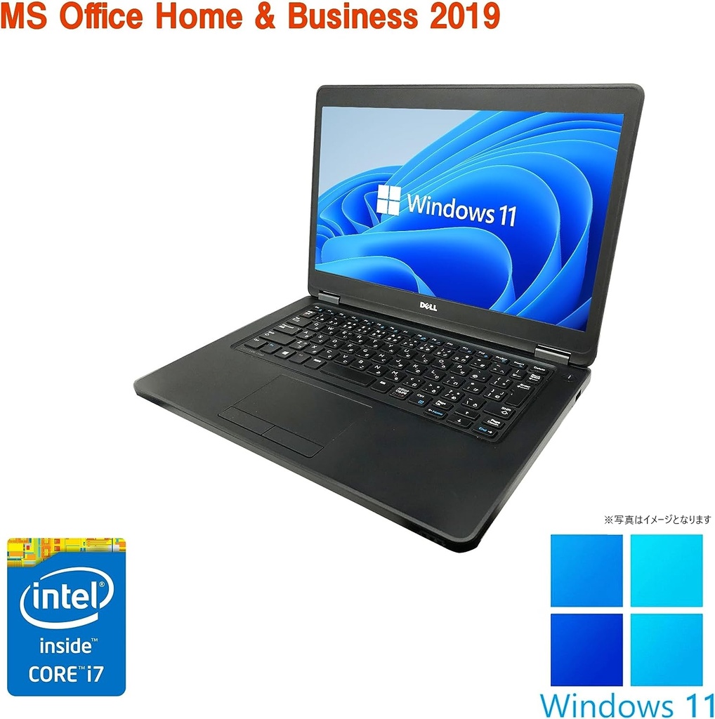 DELL ノートPC E5450/14型/Win 11 Pro/MS Office Hu0026B 2019/Core  i7-5600U/WIFI/Bluetooth/HDMI/16GB/512GB SSD（整備済み品） | Miracle